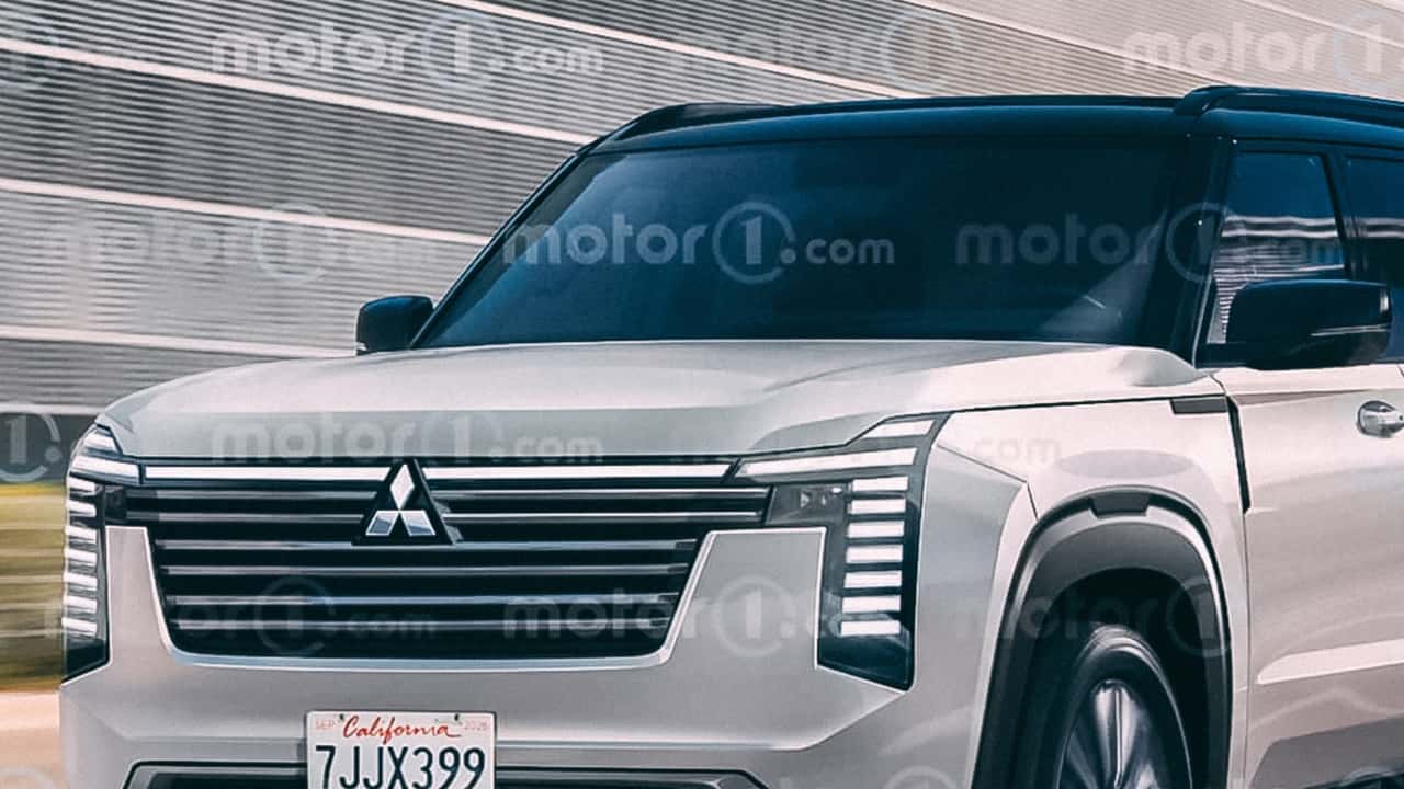 2028 Mitsubishi Montero Rendering by Motor1